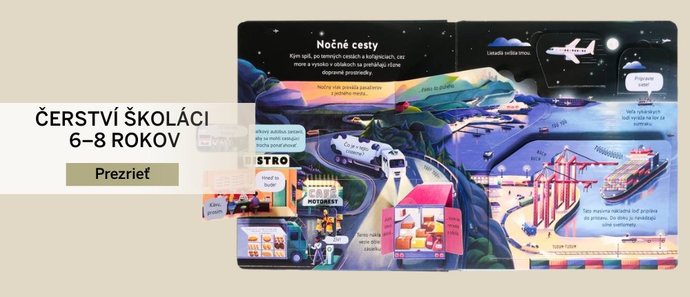 Čerství školáci - knihy pre deti podľa veku: 6 až 8 rokov